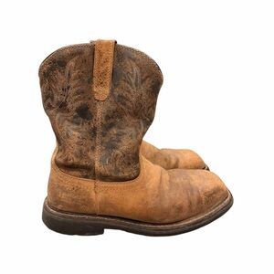 Ariat | Men’s Distressed finish Steel Toe Boots | Square Toe 9EE
